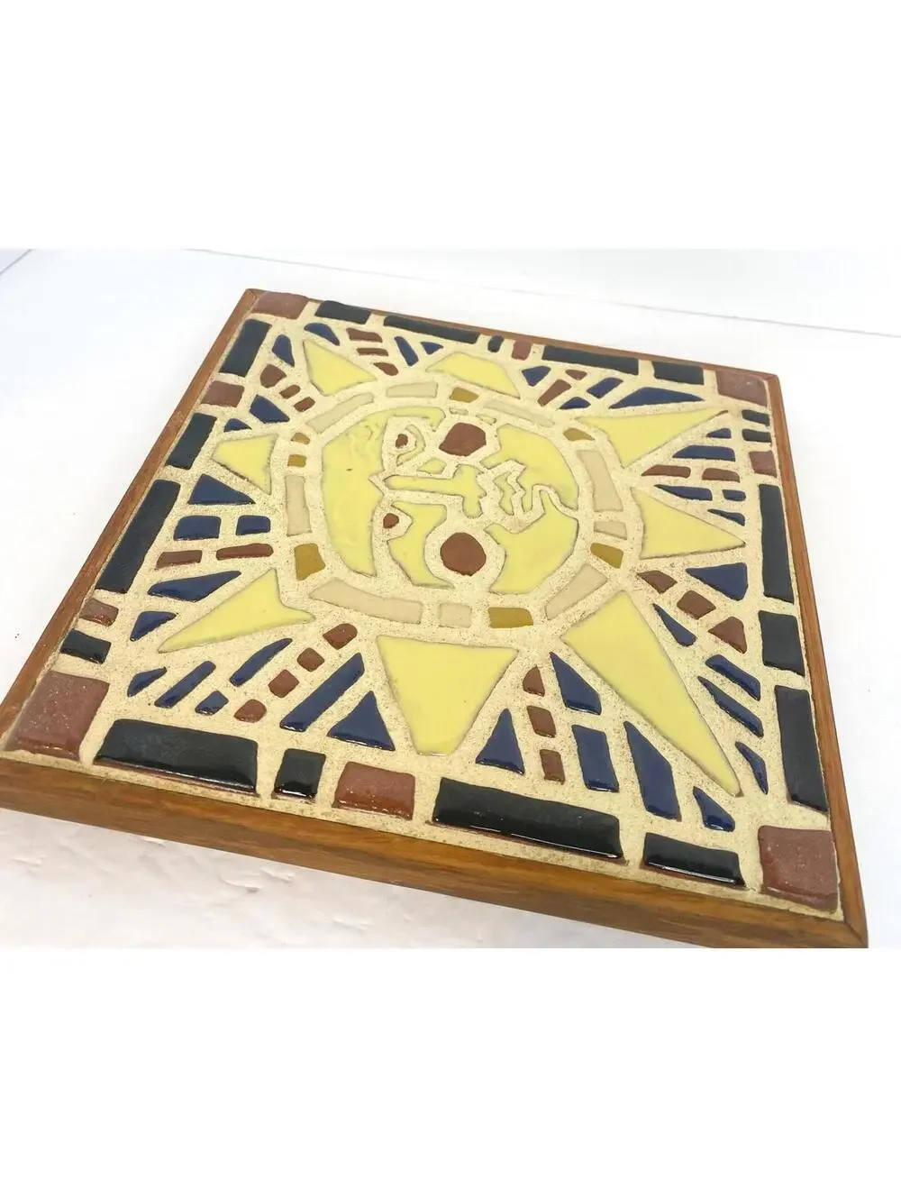 Sunburst Square Mosaic Art Wall Art 8.5” X 8.5”